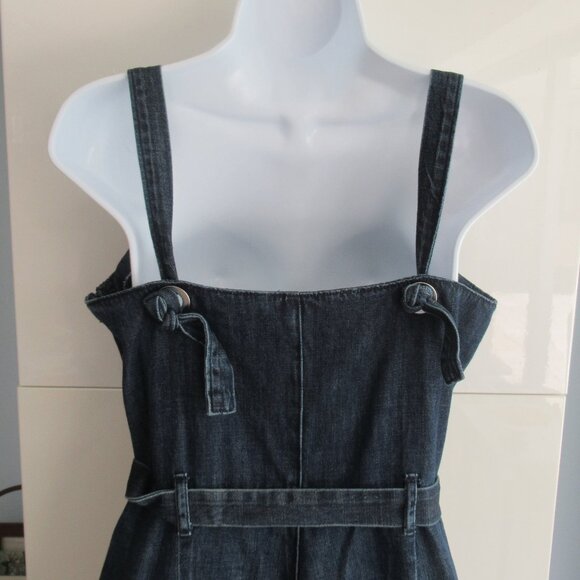 Anthropologie Paige Denim Jumpsuit Size S, Blue, pockets, Adj. Straps - Picture 4 of 14